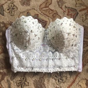 White Bustier Top